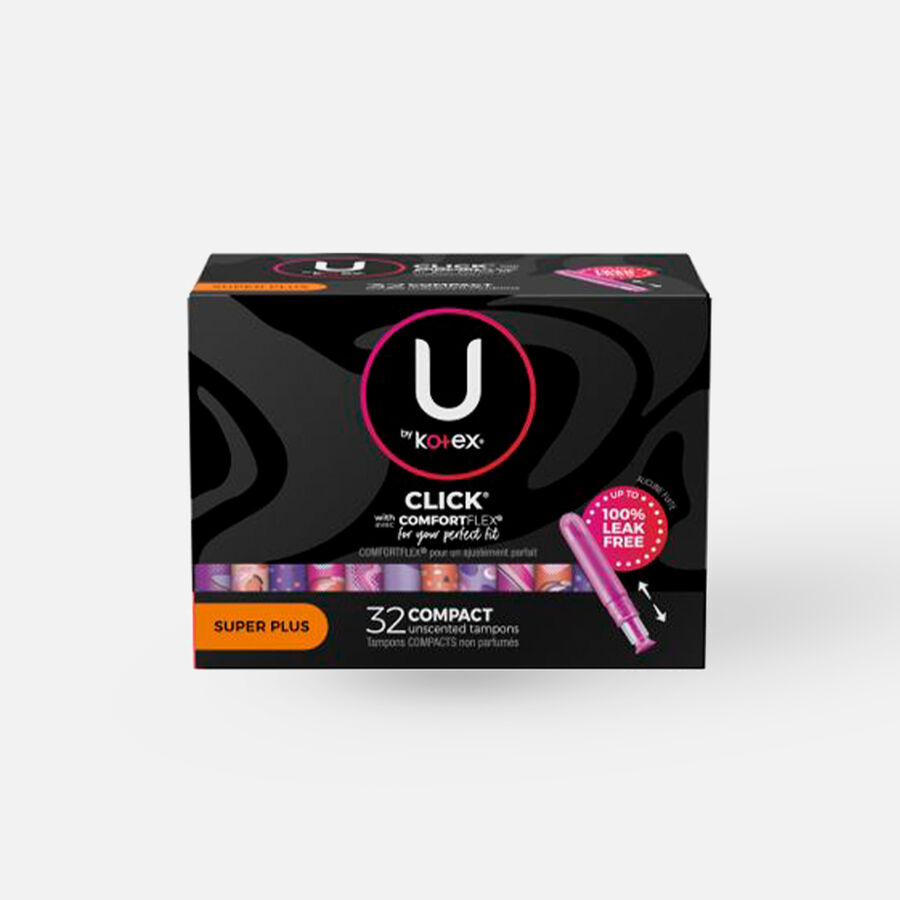 U by Kotex Security Tampons, Super Plus Absorbency, Unscented, 32 Count